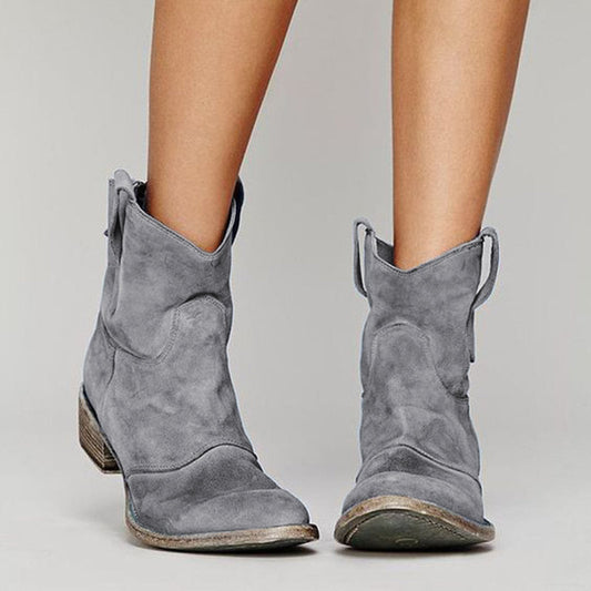 Carlotta Gris | Premium Suede Boots