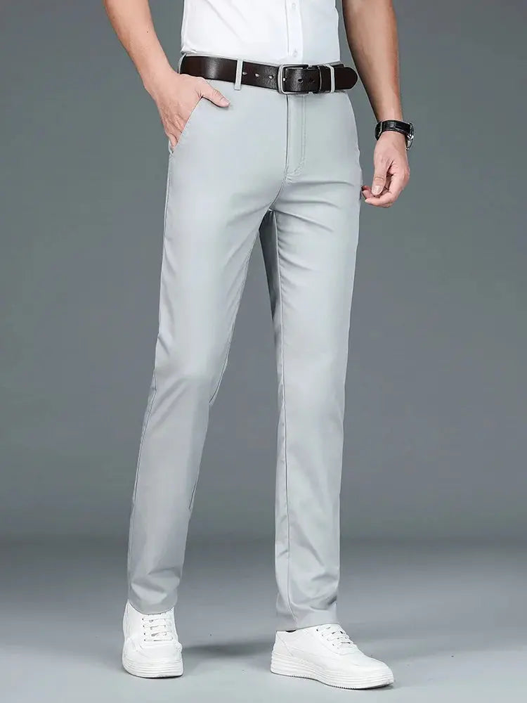 Sustainable Straight Pants Made from Bamboo Fabric