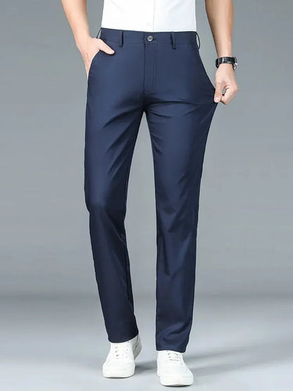 Sustainable Straight Pants Made from Bamboo Fabric