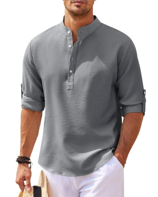 Taglight Men's Long Sleeve Polo Shirt
