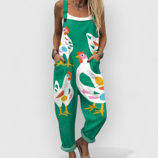 Ésmée | Fun Chicken Overalls