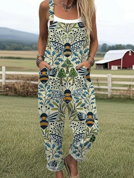 Léopoldine | Bees and Foliage Overalls