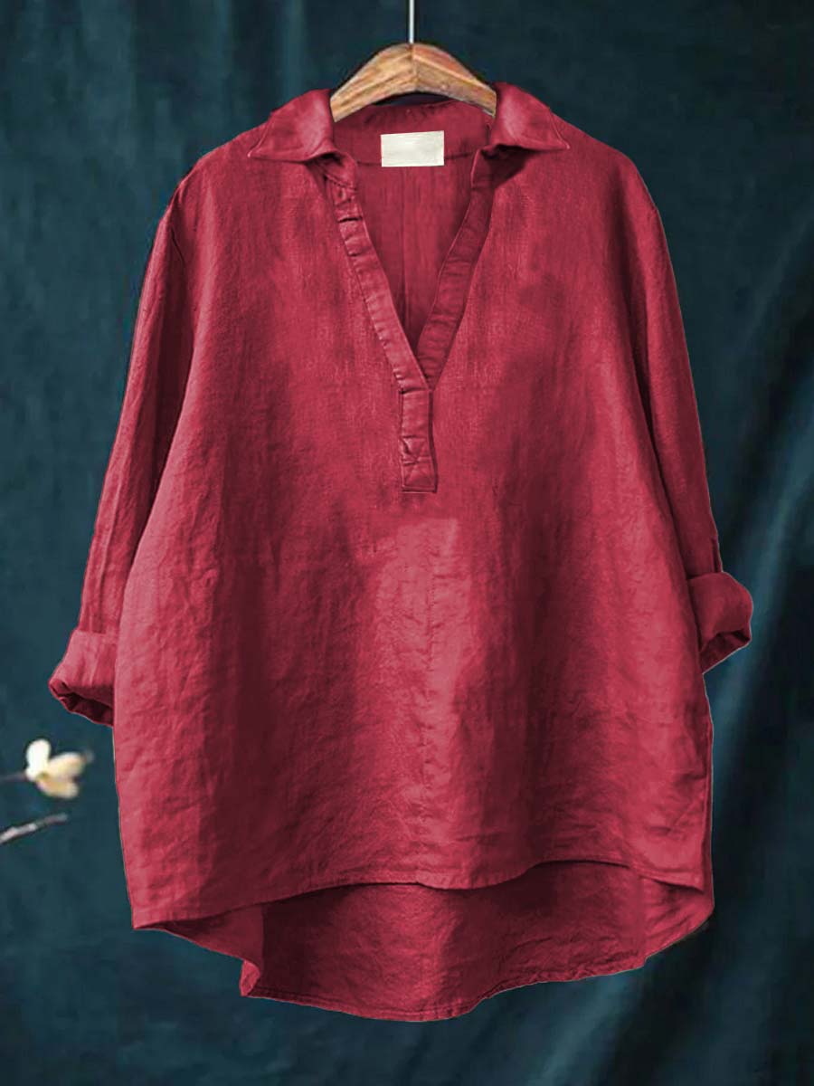 Andrea™ - Linen Blouse