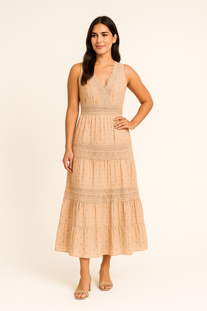 SOHO | Festive Women's Boho Maxi Dress Airy & Light
