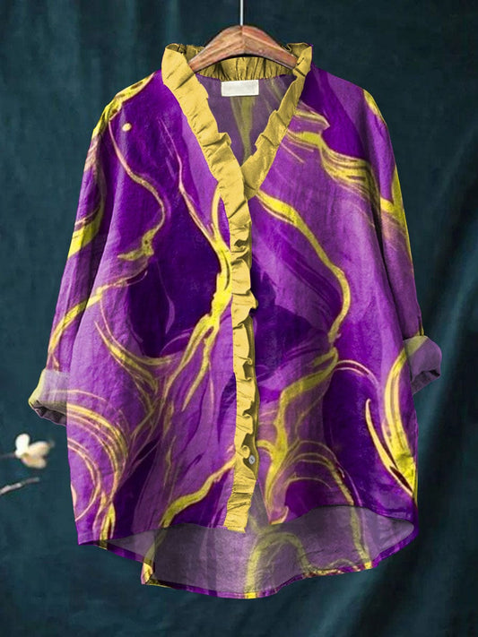 Bonnie™ - Swirling Pattern Blouse
