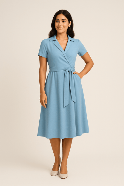 SOHO | Women's Off-Shoulder A-Line Dress for Special Occasions Light & Airy