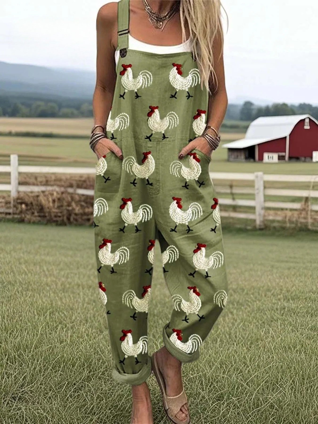 Brigitte | Classic Rooster Overalls