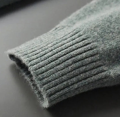 Turtleneck Sweater Made of 100% Merino Wool