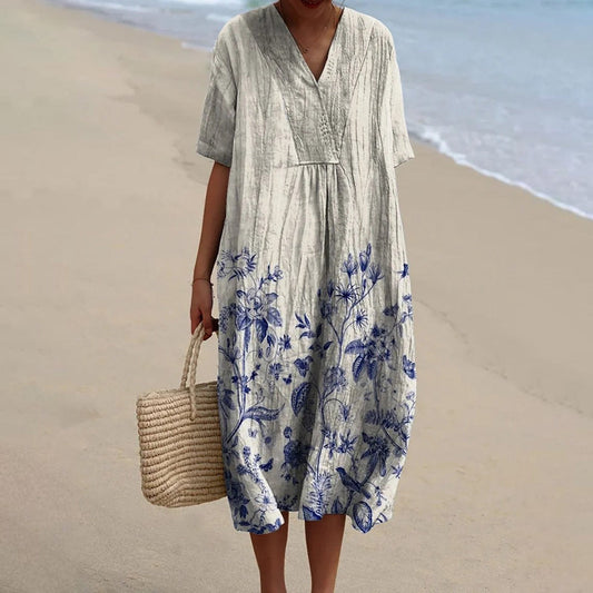 ÉLOÏSE | Porcelain Printed Dress