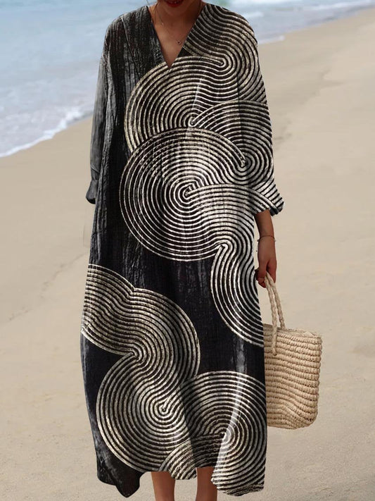 KAÏA | ELEGANT GRAPHIC DRESS