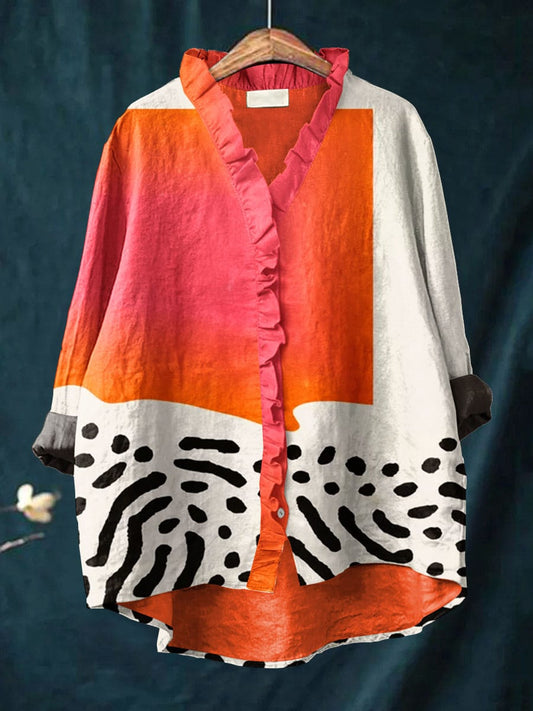 Melinda™ - Linen Blouse