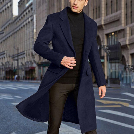 Men's Wool Winter Coat Elegance