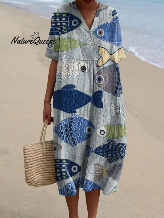 Édolie | Graphic Fish Dress