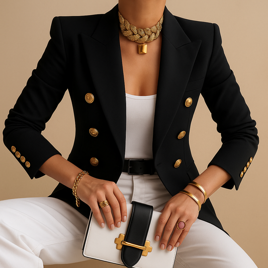 Rive™ | Elegant Long Blazer for Women