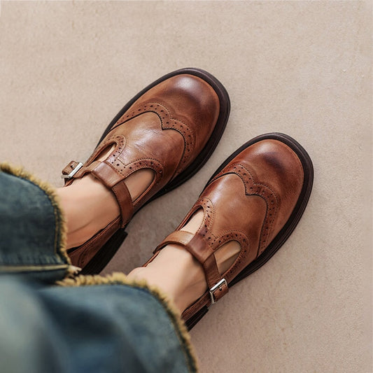 VELDA | ELEGANT MARY JANES MADE OF LEATHER